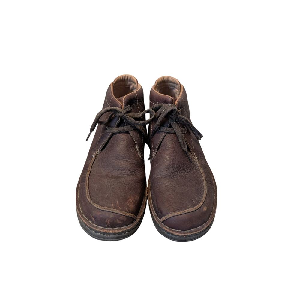 Clarks Padmore Men's 11.5M Brown Leather Wallabee Chukka Boots Lace Up 78933